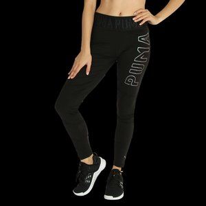 NEW Women's PUMA Reflective LOGO 7/8 DRYCELL Leggings [518338-09]